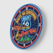 Nep-neon Moederweg Route 66 Eeuwfeest Grote Klok (Hoek)