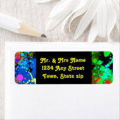 Nep, Neon Verfspatten, Op Maat Etiket (Insitu)