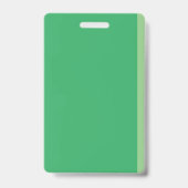 Nep Notebook Verpleegster Groene Hall Pass Badge (Achterkant)