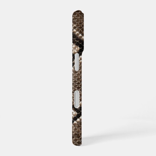 Nep Python Slangenhuid iPhone 16 Hoesje (Rechterkant)