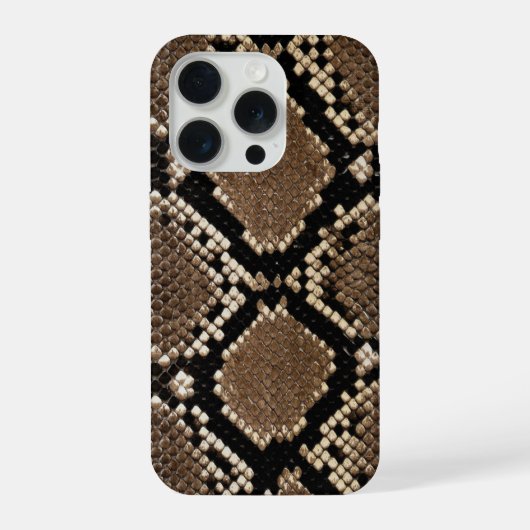 Nep Python Slangenhuid iPhone Hoesje (Achterkant)