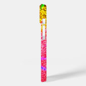 Nep Regenboog Tie Dye Glitter Wervelpatroon Case-Mate iPhone Case (Achterkant / Links)
