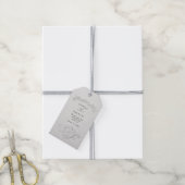 Nep-reliëf bloem bruiloft cadeaukaartje cadeaulabel (Met Touw)