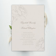 Nep reliëfrozen Rozen Ecru Formele Klassieke Bruil