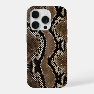 Nep Rock Python Slangenhuid iPhone 15 Pro Case