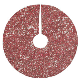 Nep rode glitters textuur look-alike grafisch kerstboom rok