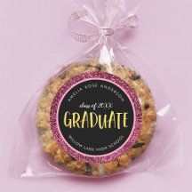 Nep Roze Glitter Afgestudeerde Afstuderen