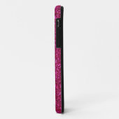 Nep roze glitters Case-Mate iPhone case (Achterkant/links)