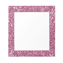 Nep roze glitters textuur look-alike grafisch notitieblok