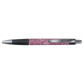 Nep roze glitters textuur uitzicht met aangepaste pen (Achterkant)