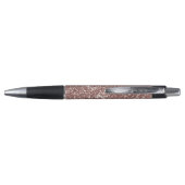 Nep roze goud glinster textuur uitzicht & aangepas pen (Achterkant)