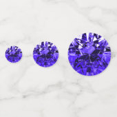 Nep saffier blauw diamant edelsteen confetti (Voorkanten)