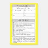 nep-schending post-it® notes (Voorkant)