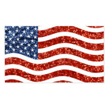 nep sequin print american flag