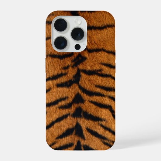 Nep Siberische Tijgerhuid iPhone Hoesje (Achterkant)
