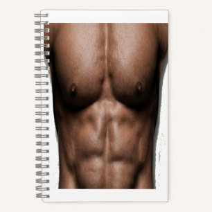 Nep Six Pack Buikspieren Grappige Fitness Humor Notitieboek