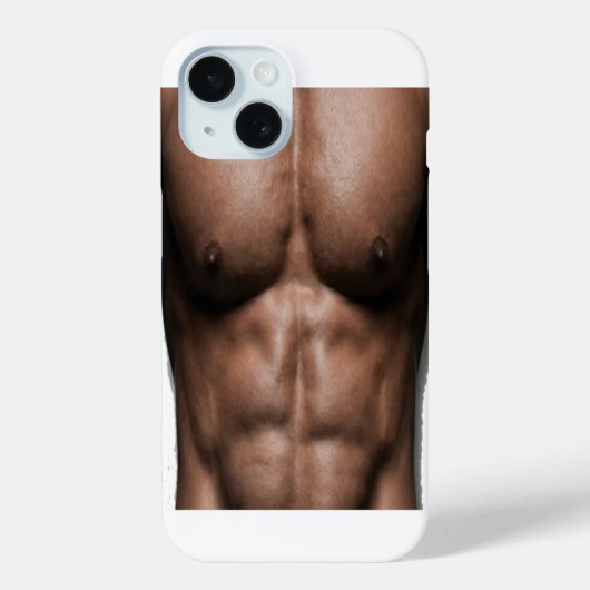Nep Six Pack Buikspieren Grappige Gym Humor Case-Mate iPhone Case (Achterkant)