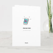 nep-telefoongesprek verjaardag kaart (Achterkant)