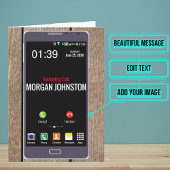 nep-telefoongesprek verjaardag kaart