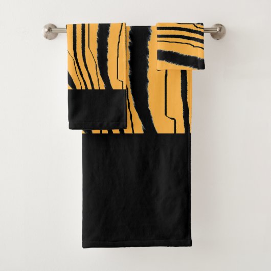Nep Tigerprint Exotisch Bad Handdoek (Insitu)