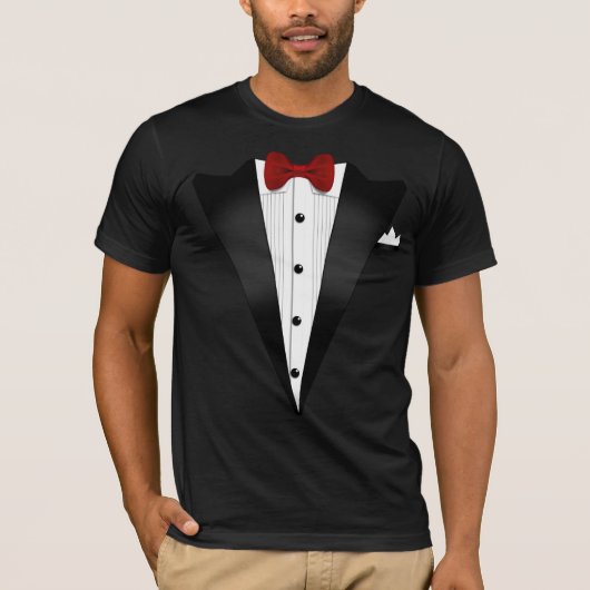 Nep Tuxedo Kostuum T-shirt (Voorkant)