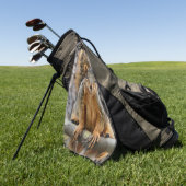 Nep vos neushoorn golfhanddoek (Groen)