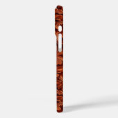 Nep Westers houtsnijpatroon getegeld Case-Mate iPhone Case (Achterkant / Links)