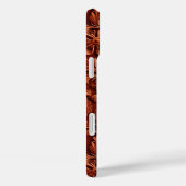 Nep Westers houtsnijpatroon getegeld Case-Mate iPhone Case (Achterkant / Rechts)