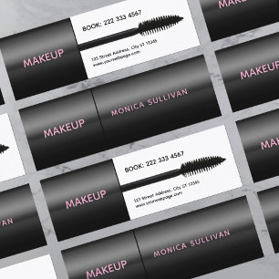 Nep wimpersbrush make-up artiest mini visitekaartje