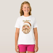 Nep wol Kerstman T-shirt (Voorkant volledig)