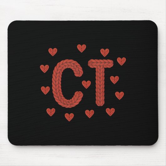 Nep Yarn Haak Ct Tech Ct Technoloog Cat Scan Muismat (Voorkant)