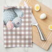 Nep Yarn Inkeping-Haak Koala Kerstontwerp Theedoek (Quarter Fold)