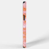 Nep-zalmleer, witachtig iPhone hoesje (Rechterkant)