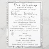 Nep-zijden katholiek huwelijksprogramma  (Voorkant)