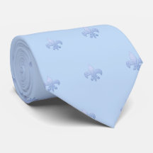 Nep Zilver Fleur de lis DIY Stof Blauw