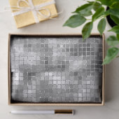 Nep Zilveren Glitter Disco Bal Tissuepapier (Geschenk)