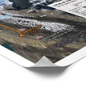 "Nepal: 2013/heute Himalaya - Mount Everest Karte Poster (Hoek)