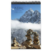 Nepal 2026 Kalender, Sagarmatha / Everest Trek