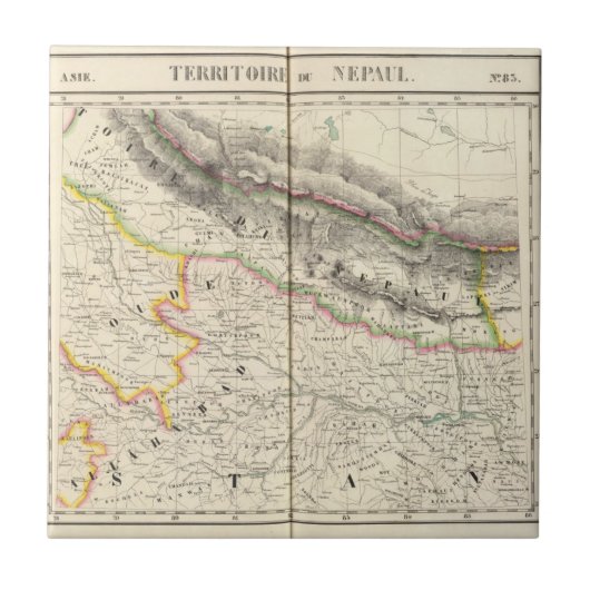 Nepal, Azië 83 Tegeltje (Voorkant)