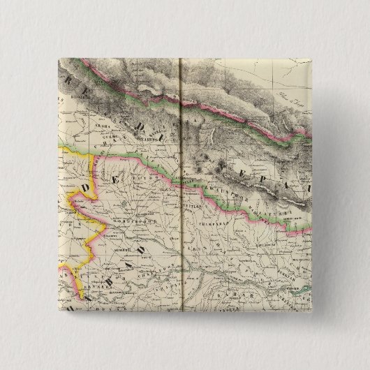 Nepal, Azië 83 Vierkante Button 5,1 Cm (Voorkant)