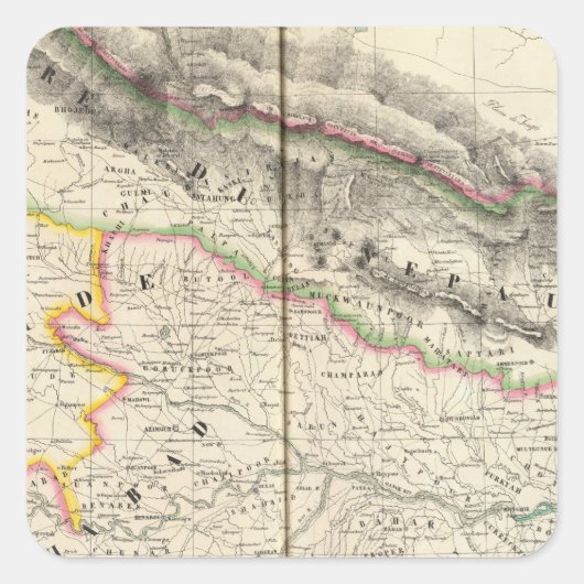 Nepal, Azië 83 Vierkante Sticker (Voorkant)