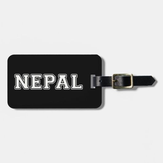 Nepal Bagagelabel (Voorkant horizontaal)