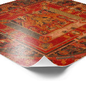 Nepal Boeddhistische Tibetaans Antiek Mandala Kun Foto Afdruk (Hoek)