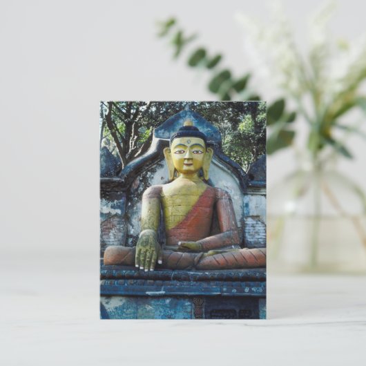 Nepal Boedha Briefkaart (Staand voorkant)