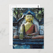 Nepal Boedha Briefkaart (Voorkant / Achterkant)