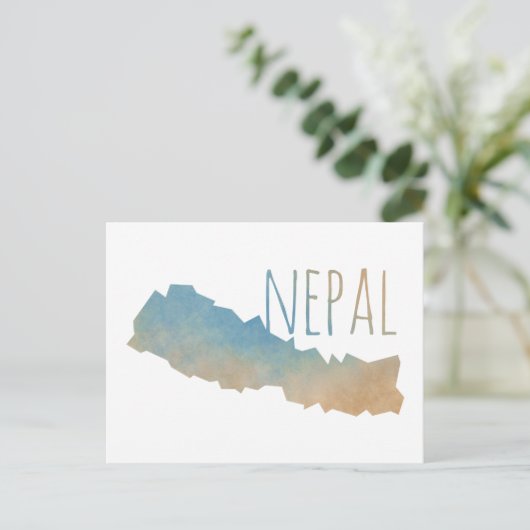 Nepal Briefkaart (Staand voorkant)