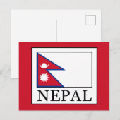 Nepal Briefkaart (Voorkant / Achterkant)