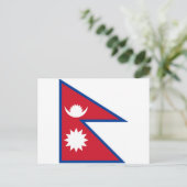 nepal briefkaart (Staand voorkant)