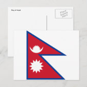 nepal briefkaart (Voorkant / Achterkant)