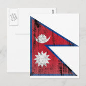 Nepal Briefkaart (Voorkant / Achterkant)
